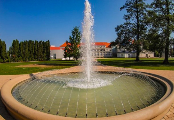 Spa park in Turčianske Teplice